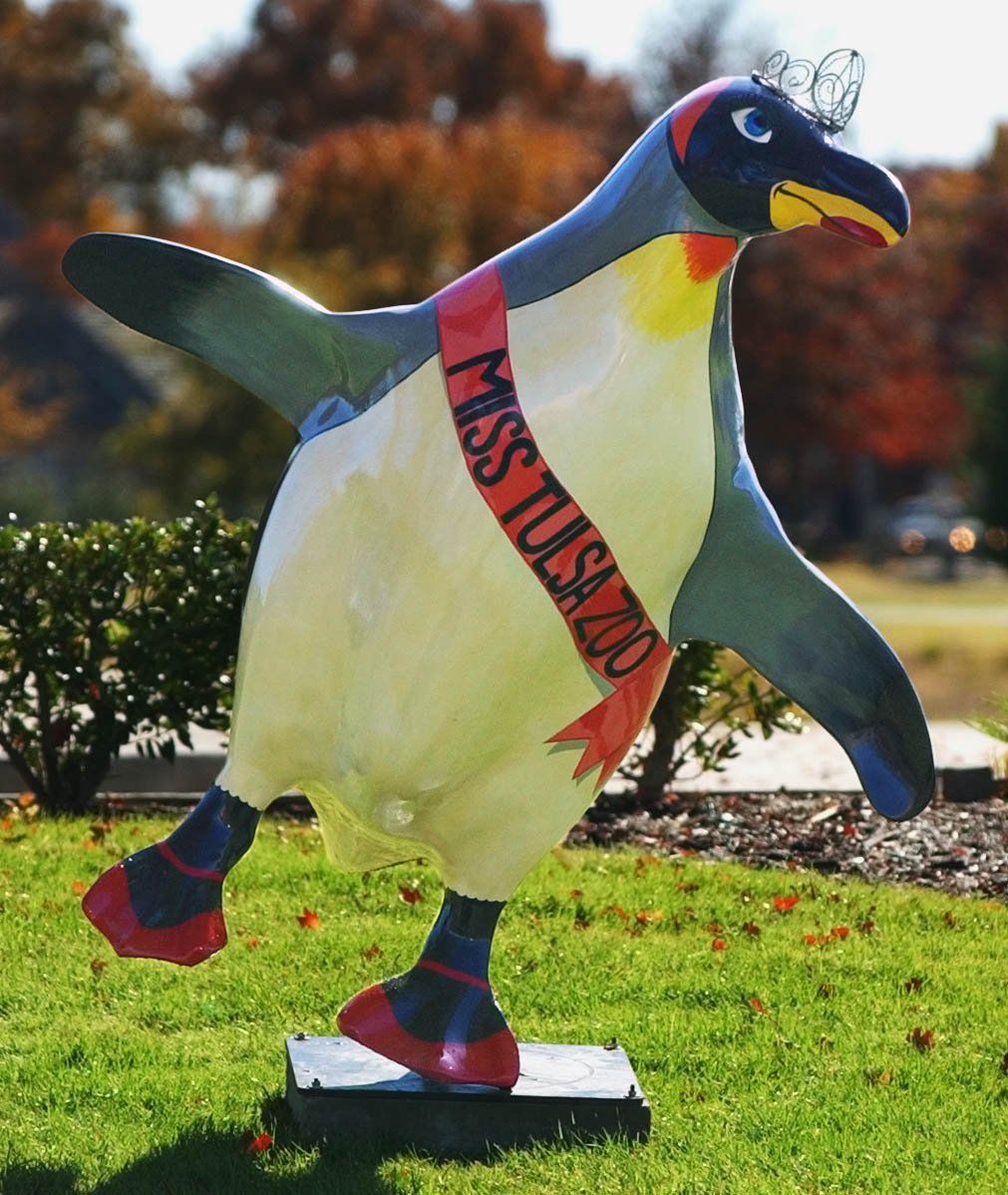 Tulsa Zoo's Penguins on Parade